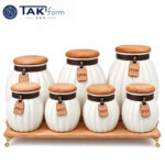 سرویس پاسماوری 9 پارچه خمره ای - Image 3