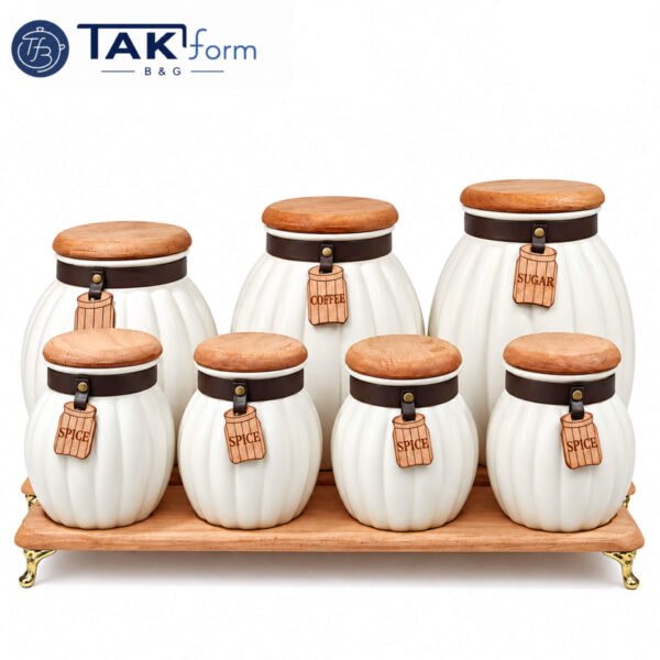 سرویس پاسماوری 9 پارچه خمره ای - Image 3