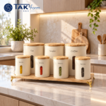 سرویس پاسماوری 8 پارچه درب چوبی مگنتی - Image 3
